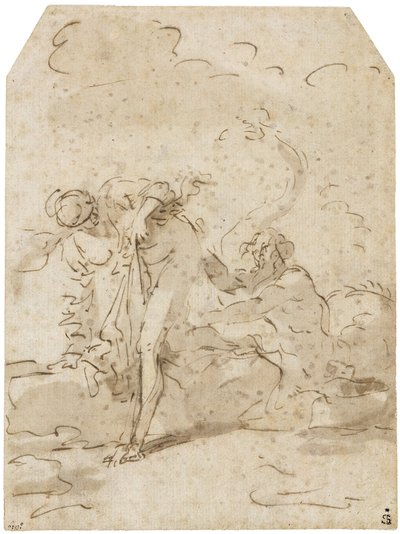 Glaucus und Scylla von Salvator Rosa